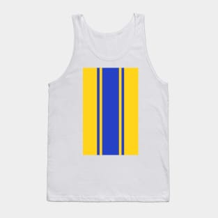 Glenavon Retro Yellow Blue 1999 Tank Top